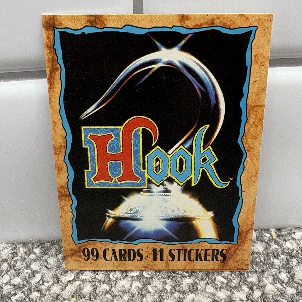 Topps 1991 Hook Movie Complete 99 Set W 11 Stickers Robin Williams Peter Pan